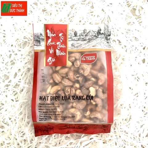 Hạt điều lụa rang củi-Hà Thành, túi (300g).