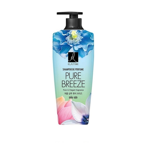 Dầu gội nước hoa Elastine Pure Breeze-Hàn Quốc, chai (600ml).