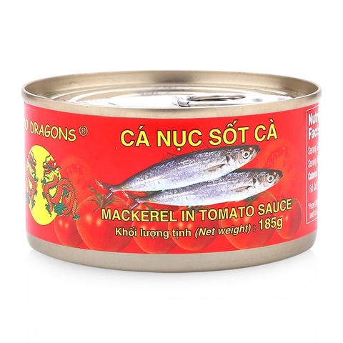 Cá Nục sốt cà-Two Dragons, hộp (185g)