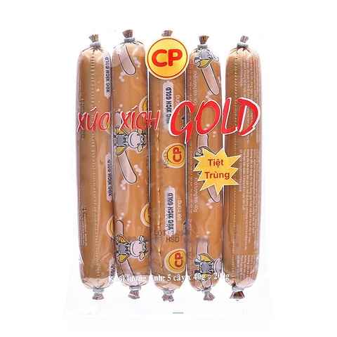 Xúc xích Gold, ăn liền-CP (200g/5*40g),