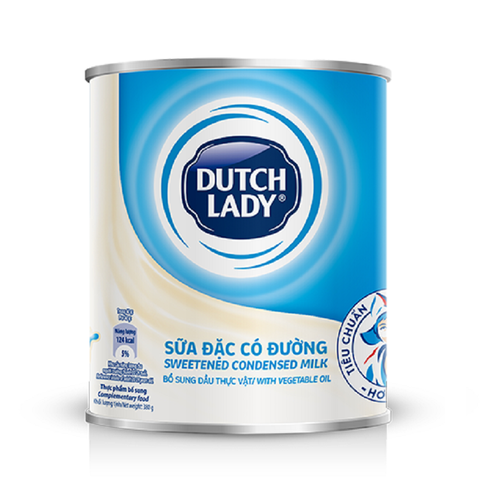 Sữa đặc có đường cô gái Hà Lan Dutch Lady, hộp (380g),