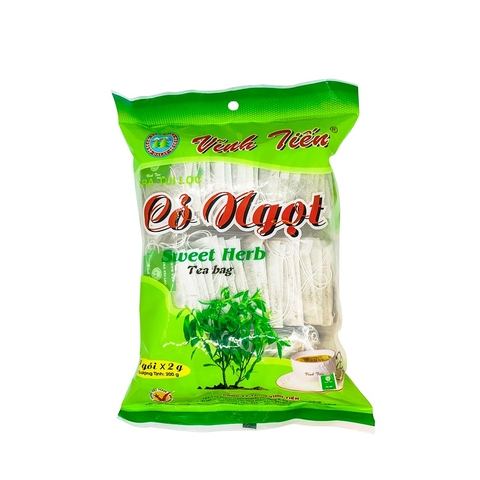 Trà cỏ ngọt, túi lọc-Vĩnh Tiến, hộp (40g/20p*2g).