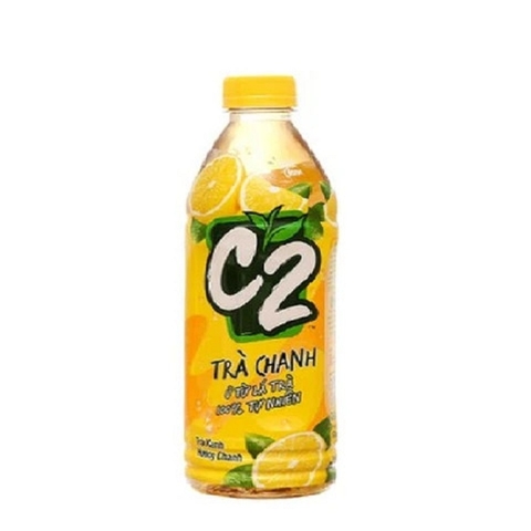 Nước ngọt C2, trà xanh hương chanh (360ml),