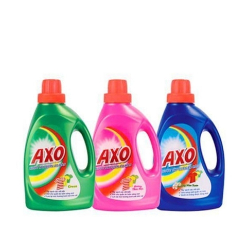 Nước tẩy quần áo màu AXO, chai (820ml).