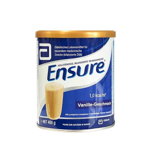 Sữa bột Ensure, hương vani-Đức, hộp (400g).