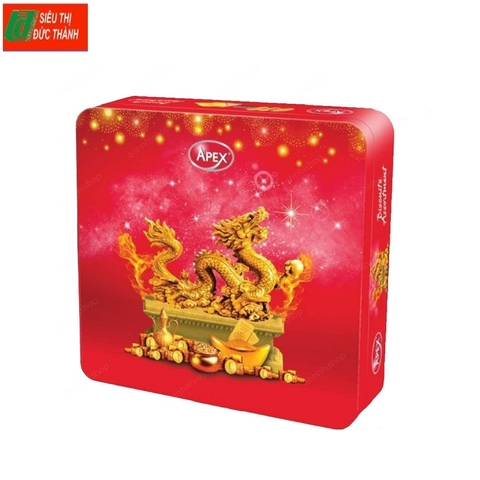 Bánh quy hỗn hợp Apex-Indonesia, hộp thiếc vuông (422g).