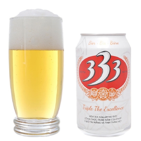 Bia Sài Gòn 333, lon (330ml, 5.3%)