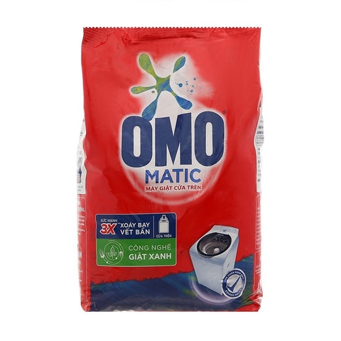 Bột giặt Omo Matic-máy giặt cửa trên, túi (6kg),