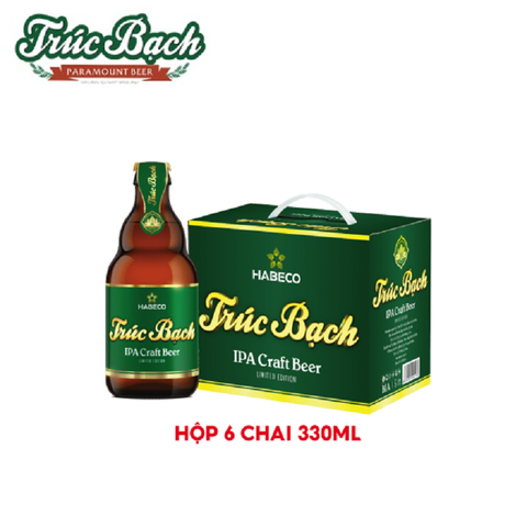 Bia Trúc bạch IPA Craft beer, xách (6*330ml, 6.5%),