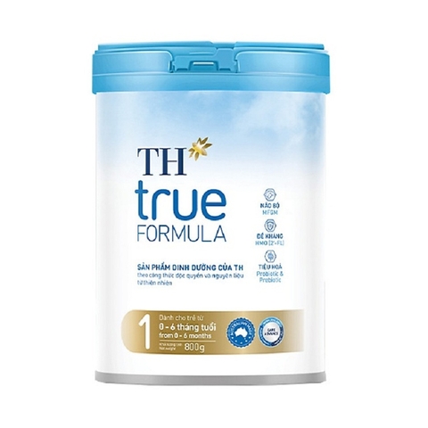 Sữa bột TH true Formula số 1, 0-6 tháng tuổi (800g),