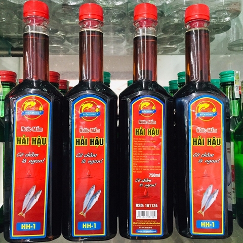 Nước mắm Hải Hậu HH-1, >10 độ đạm, chai (750ml, >10N)
