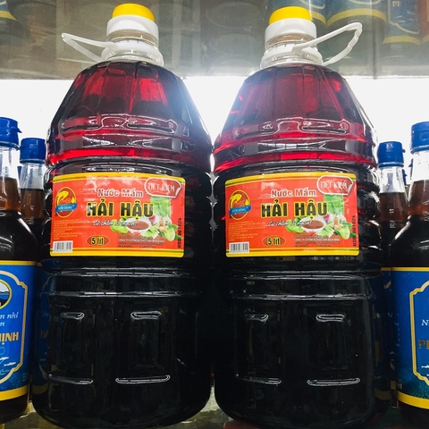 Nước mắm Hải Hậu tiết kiệm, <10 độ đạm, can (5lít, <10N)