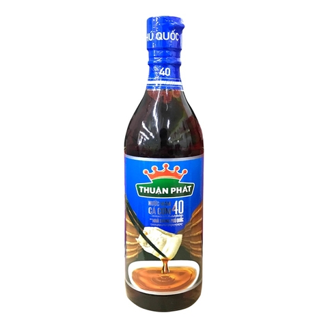 Nước mắm cá cơm Thuận Phát, 40 độ đạm (610ml, 40N).