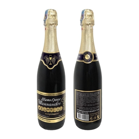 Rượu vang nổ sâm panh Waro 10 đồng tiền-Ukraina, chai (750ml, 10.5-13.5%).