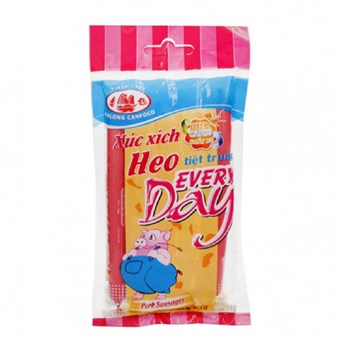 Xúc xích heo Everyday, ăn liền-Hạ Long (250g/10*25g),