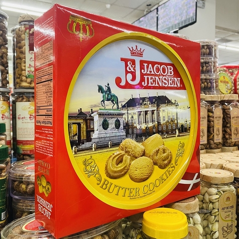 Bánh quy bơ Jacob Jensen-Malaysia, hộp sắt (681g)