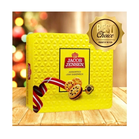 Bánh quy bơ Jacob Jensen-Malaysia, hộp sắt (360g),