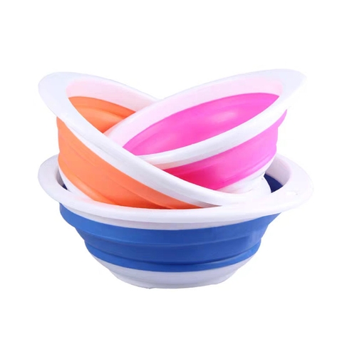 Thau Trộn Mồi Câu Cá Xếp Gọn, Nhựa Dẻo