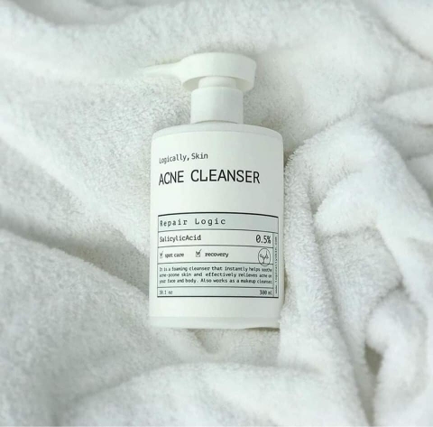 Sữa Rửa Mặt ACNE CLEANSER 300ml Logically,Skin