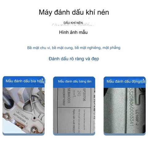 Máy khắc đánh dấu khí nén hai tay