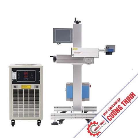 Máy khắc laser UV in logo trên kính, nhựa, bút cường thịnh (1)