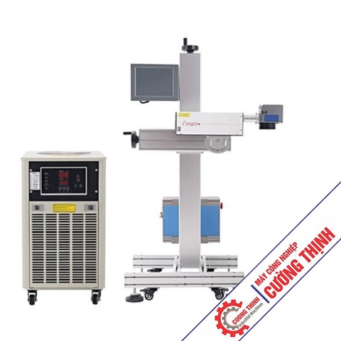 Máy khắc laser UV in logo trên kính, nhựa, bút cường thịnh (1)