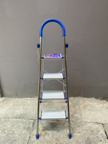 Thang ghế gia đình inox NiNDA loại 4 bậc