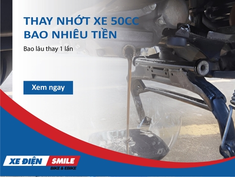 Thay nhớt xe máy 50cc bao nhiêu tiền? Bao lâu thay 1 lần