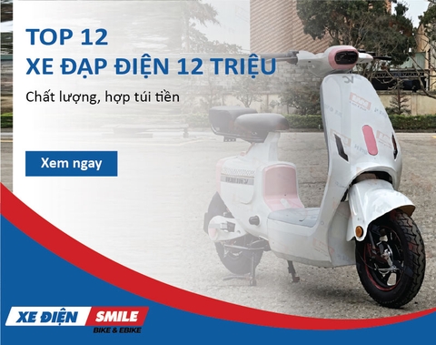 TOP 12 mẫu xe đạp điện 12 triệu chất lượng cao, hợp túi tiền