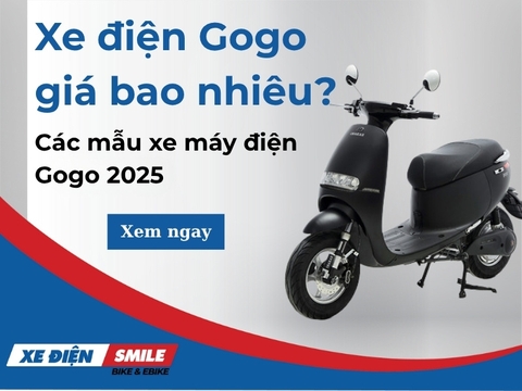 Xe điện Gogo giá bao nhiêu? Các mẫu xe máy điện Gogo 2025