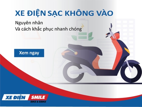 Xe đạp điện sạc không vào? Nguyên nhân & cách khắc phục nhanh chóng