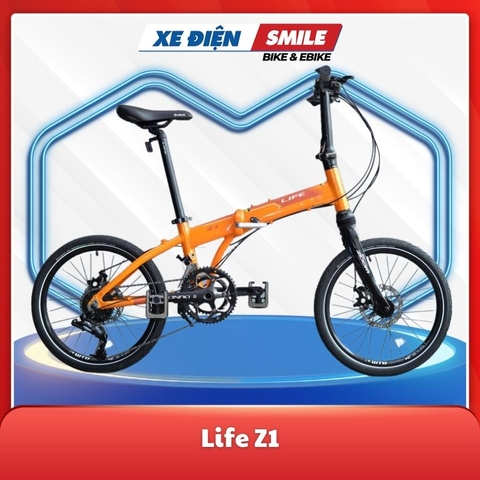 Xe Đạp Gấp Life Z1 màu vàng