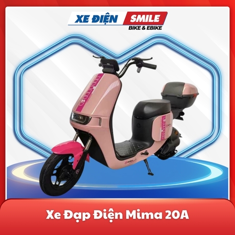 Xe đạp điện mima X8 màu hồng