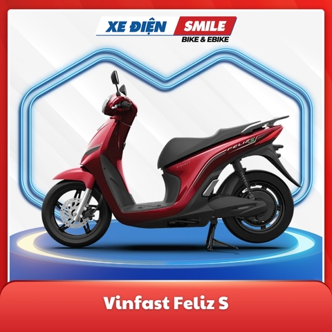 Vinfast Feliz S đỏ