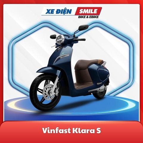 Vinfast Klara S model 2021 màu xanh dương bóng, xe máy điện Vinfast tại Hồ Chí Minh