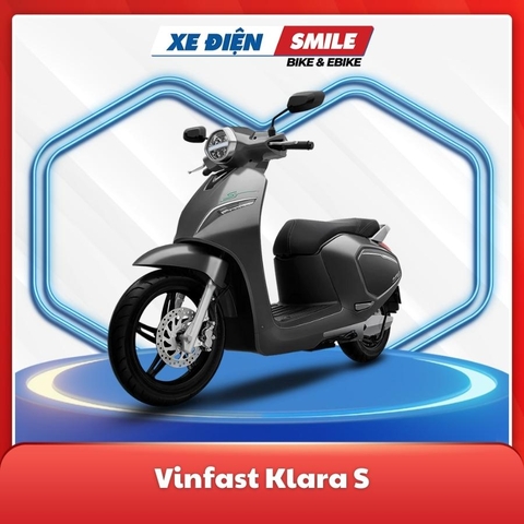 Vinfast Klara S model 2021 màu xám lông chuột, xe máy điện Vinfast tại Hồ Chí Minh