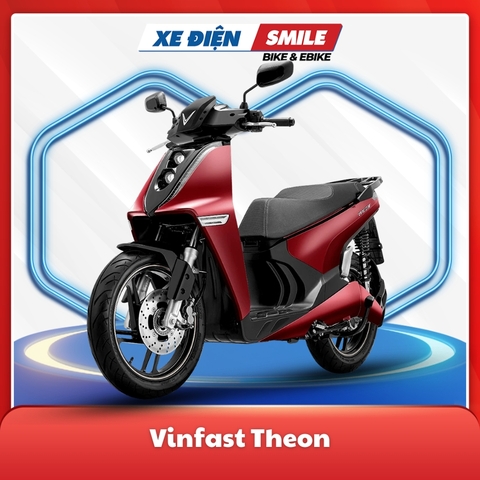 xe máy điện Vinfast Theon màu đỏ