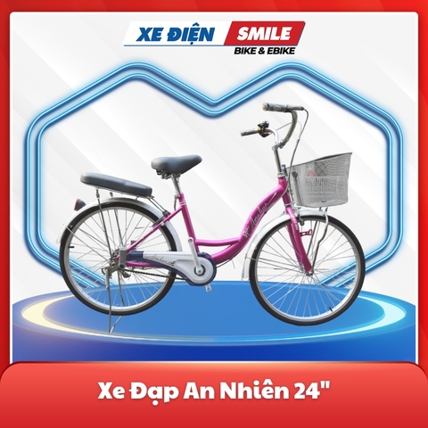 Xe Đạp 24 An Nhiên màu hồng