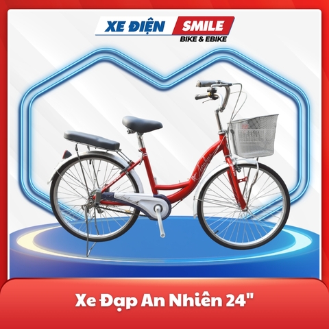 Xe Đạp 24 An Nhiên màu đỏ