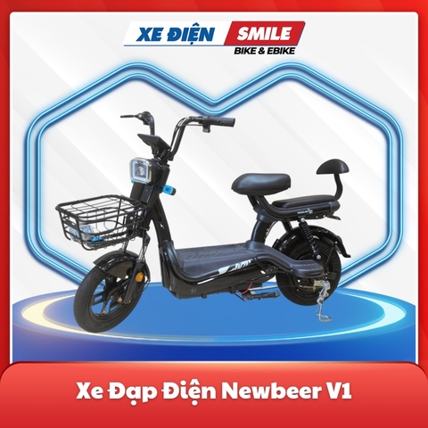 Xe đạp điện Newbeer v1 màu đen