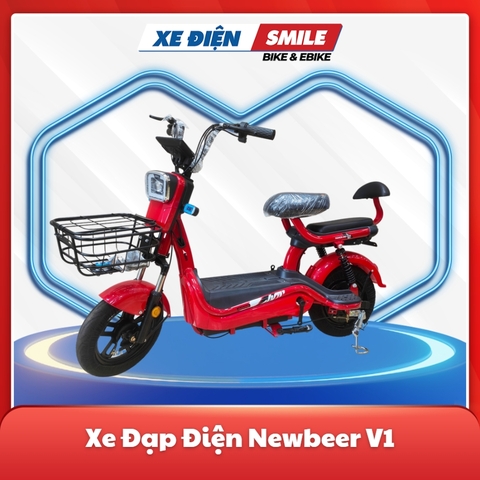 Xe đạp điện Newbeer v1 màu đỏ