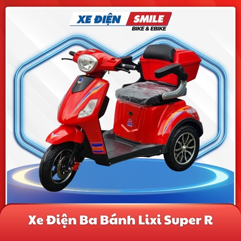 Xe 3 bánh điện Lixi R màu đỏ