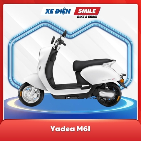 Yadea M6i màu trắng