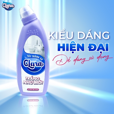 Dung dịch tẩy trắng sứ Clara - 480ml