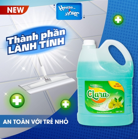 Nước lau sàn Clara - Hương hoa rừng - 3.8Kg