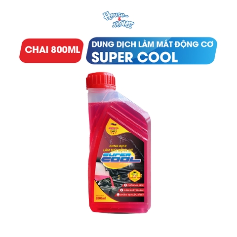 Dung dịch làm mát động cơ Super Cool - màu hồng - 800ml