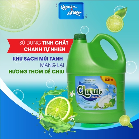 Nước rửa chén Clara - Hương chanh