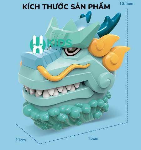 Đồ chơi cắn ngón tay khám răng hình rồng khủng long phiên bản mới có đèn nhạc giải trí vui nhộn cho trẻ em và gia đình