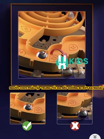 Đồ chơi quả bóng Rubik 3D giải đố mê cung Maze Ball giúp phát triển trí tuệ thông minh sư tập trung cho bé và người lớn