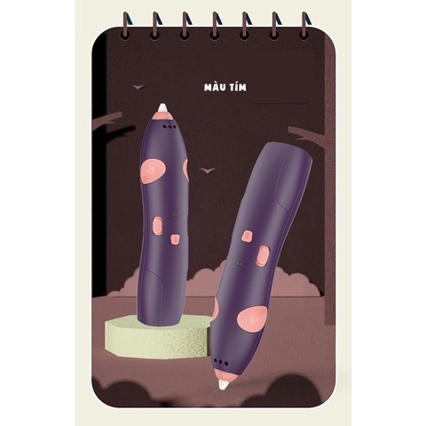 Bút vẽ 3D Pen tạo hình sáng tạo ở mọi không gian kèm phụ kiện tập vẽ